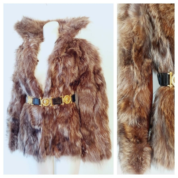 Vintage 60s 70s shaggy fur coat by Jacques Saint Laurent Penny lane - Picture 1 of 12